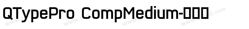 QTypePro CompMedium字体转换